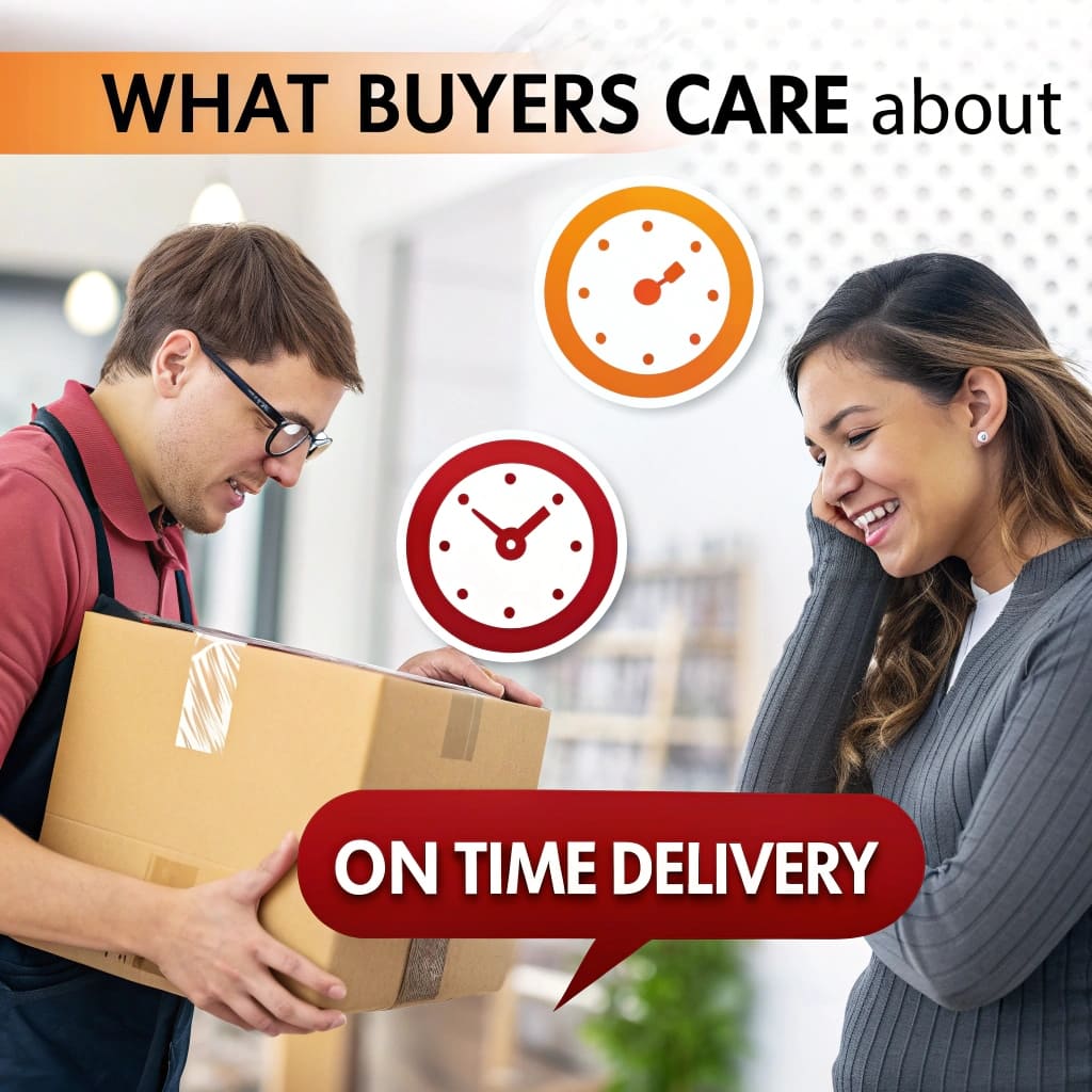 Buyer caring about on - time delivery